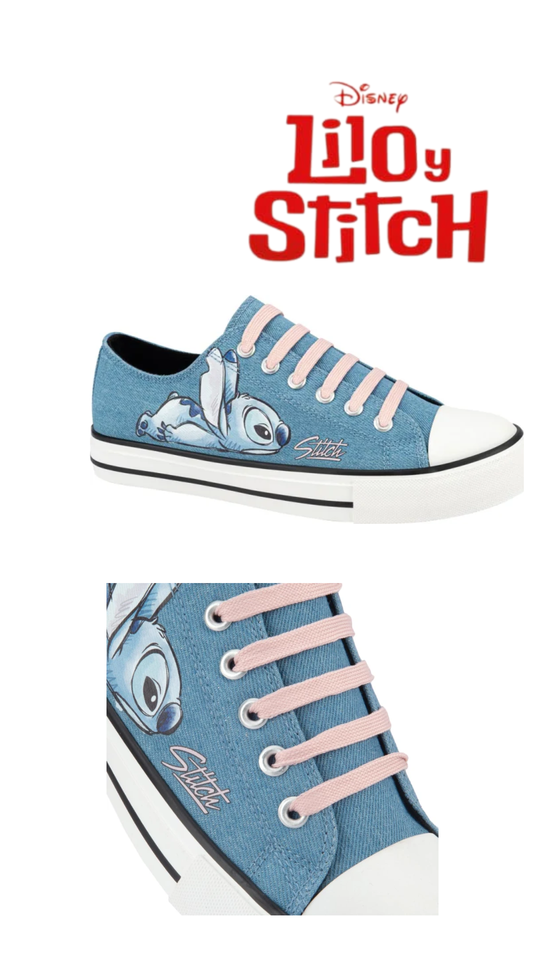 TENIS MEZCLILLA DISNEY STITCH