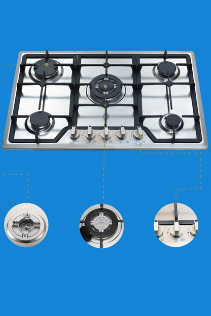 Parrilla a gas Ecocinare STUF-05 acero inoxidable