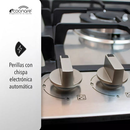 Parrilla a gas Ecocinare STUF-05 acero inoxidable